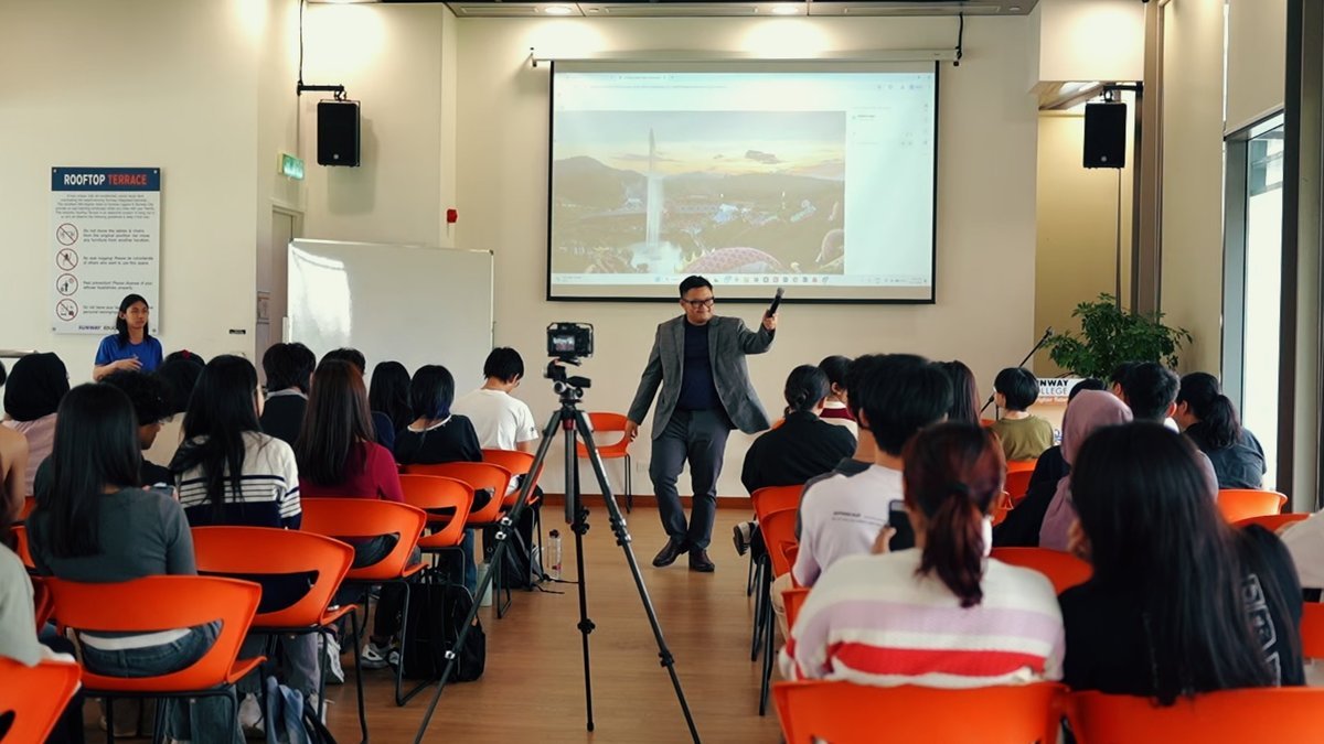 HRDC certified photography training by Terrence Low at Sunway College, Malaysia